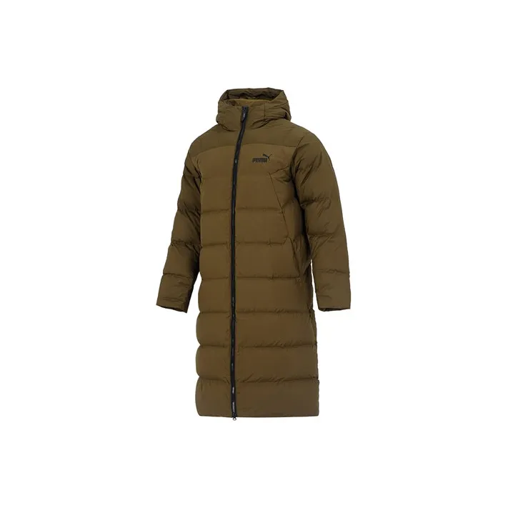 PUMA Down Jackets Men Dark Green-0