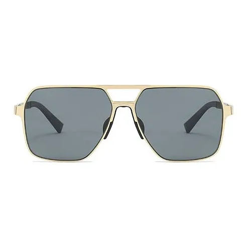 YUZHAOLIN Metal Irregular Shape Sunglasses Unisex-5