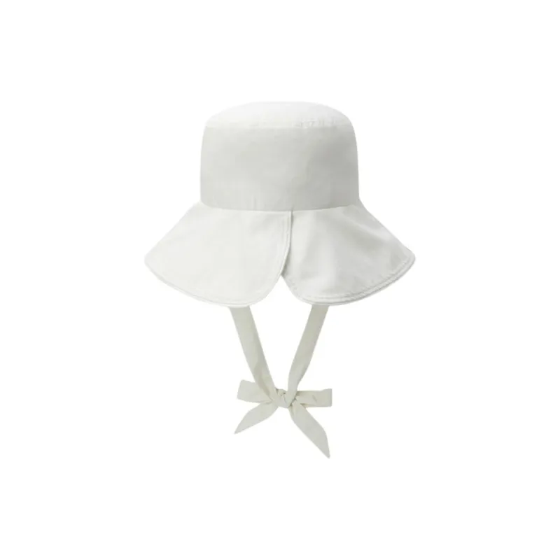 DESCENTE Nylon Bucket Hats Unisex White-2