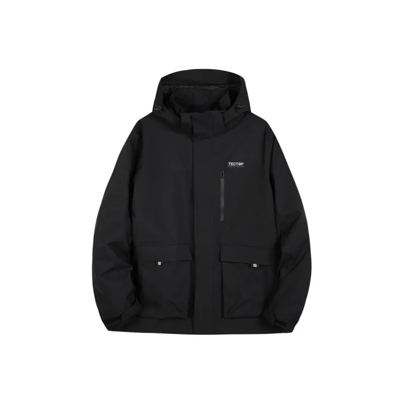 Tectop Water Resistant Windproof Breathable Water Repellent Windbreaker Jacket Unisex-0