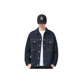 【dme】 Denim Jacket Unisex Dark Blue