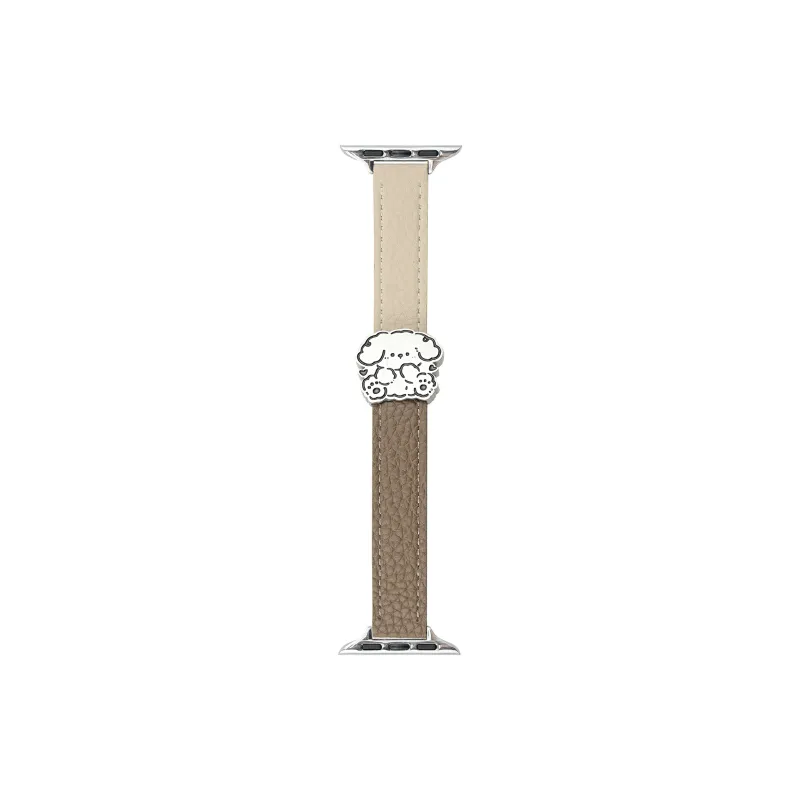 MSSM Watch Band Apple Compatibility 170mm 46mm Genuine Leather Material-8