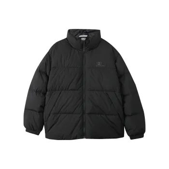 Skechers Down Jacket Unisex Carbon Black