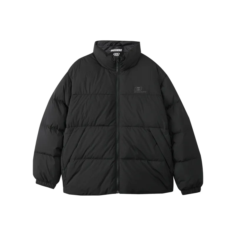 Skechers Down Jacket Unisex Carbon Black-0