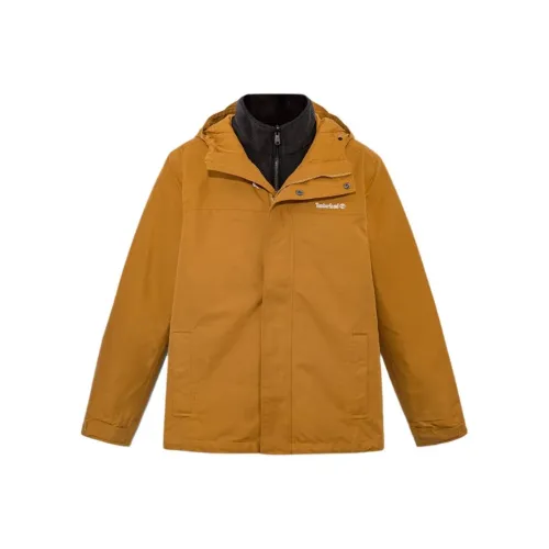 Timberland City Outdoor Outdoor Hiking Waterproof And Breathable Windbreaker Jacket Men's Wheat