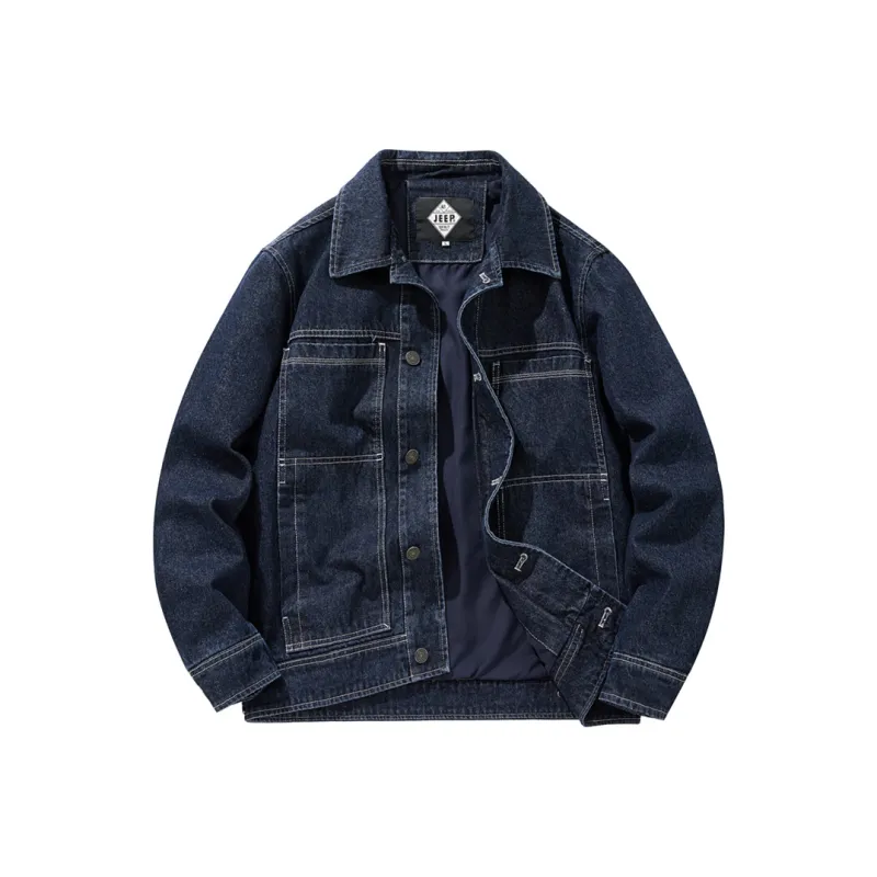 JEEP SPIRIT Denim Jackets Men-4
