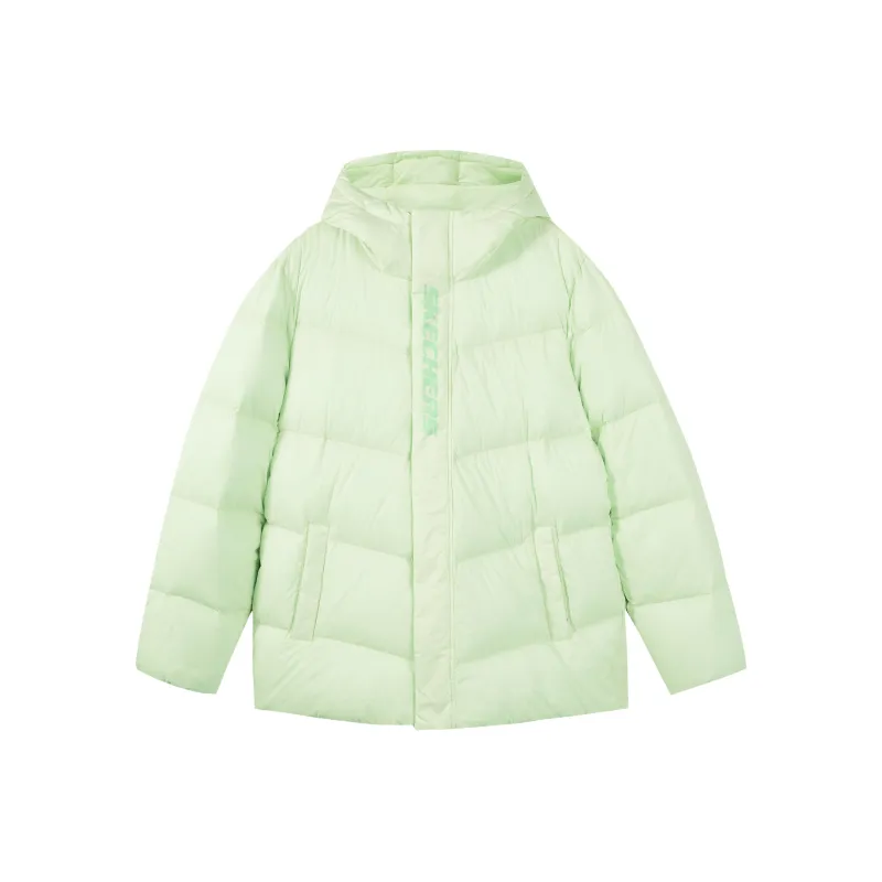 Skechers Down Jacket Unisex Light Grass Green-0