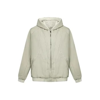 COOLALPACA Hooded Denim Jacket Unisex