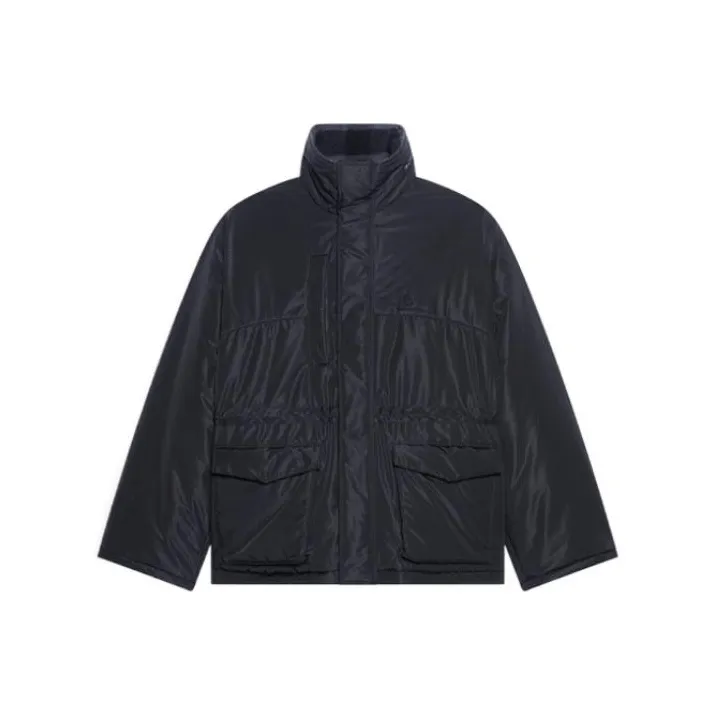 Balenciaga Coats Men Black-0