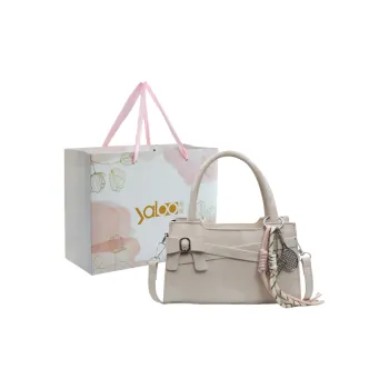 Yalu PU Crossbody Handbag Unisex Ecru/Silver/Black/Green/Pink