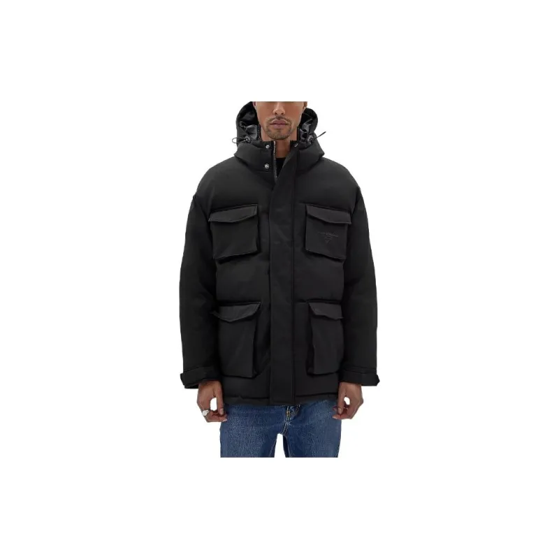 GUESS Originals Parka Jacket Coats Unisex Black-0