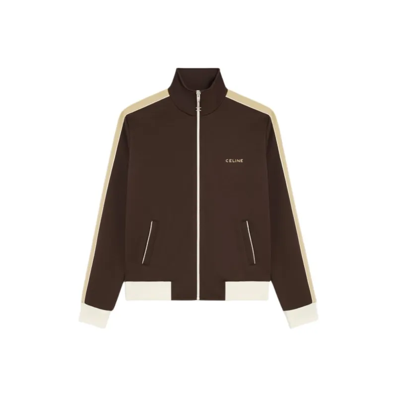 CELINE FW23 Jackets Coats Men's Brown-0