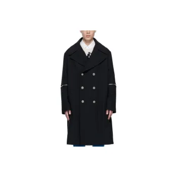 Alexander McQueen Coats Men Black