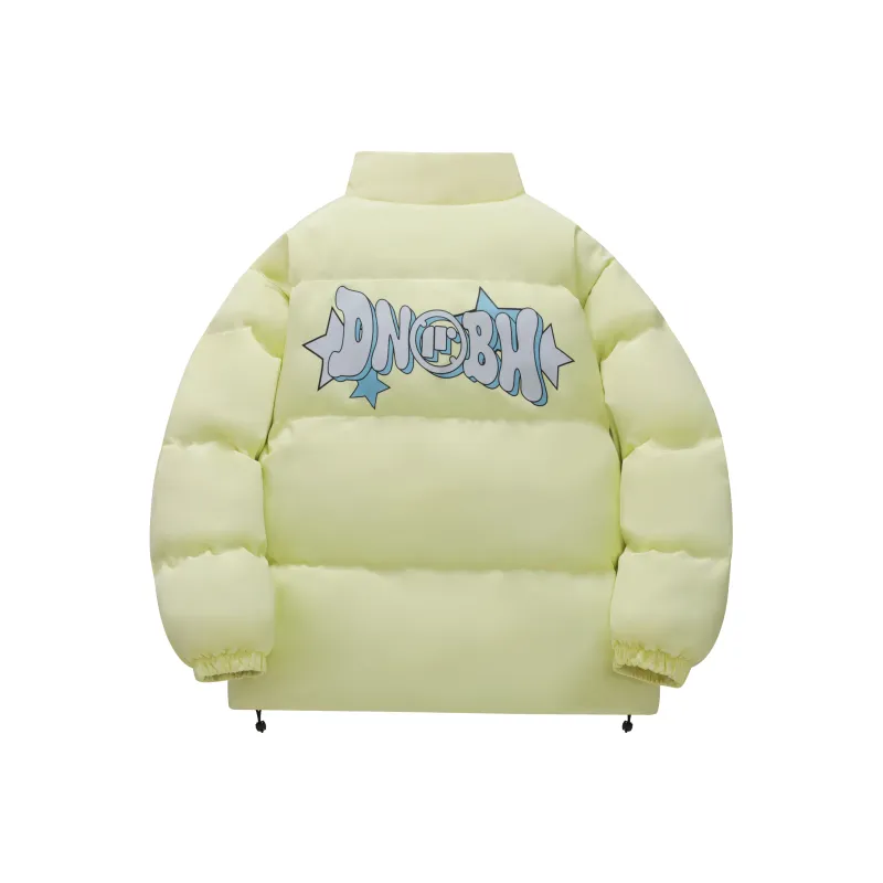 DNBH Puffer Jacket Mid Length Coat Unisex Multiple Colors-5