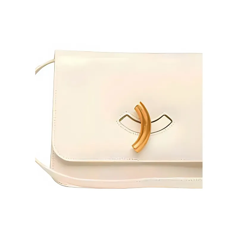 Little Liffner Cow Leather Shoulder Bag Small Size Women's Marble White-2