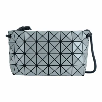ISSEY MIYAKE Polyvinyl Chloride Resin Crossbody Bag Shoulder Bag Women's Gray Green