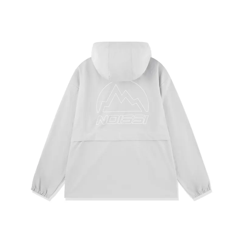 QIAODAN Windbreaker Jacket Men's Light Moss Gray-0