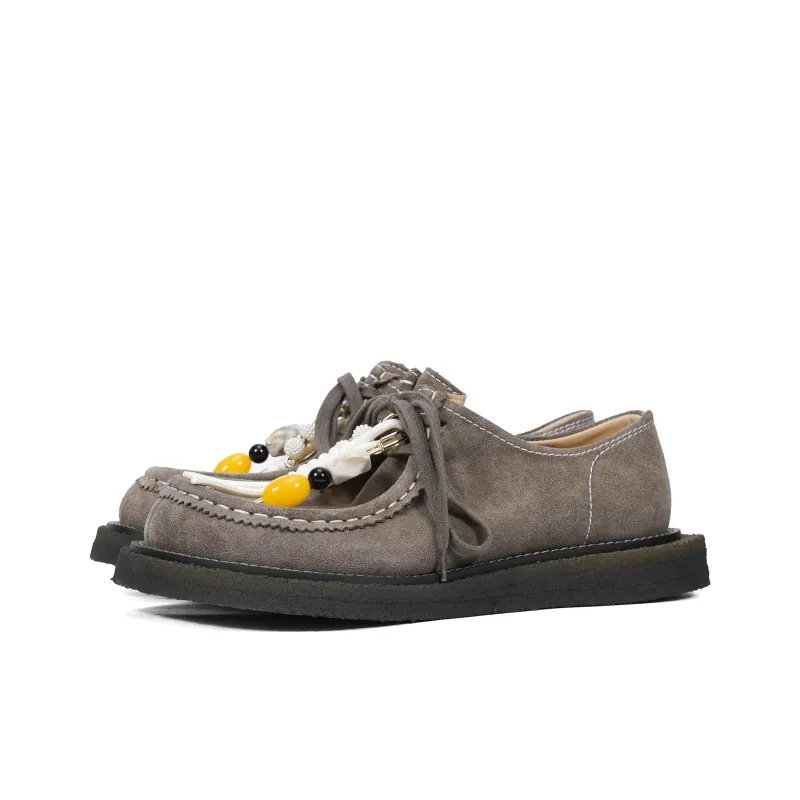 CROOKED CARD Cushioning, Wear Resistant Low Top Casual Shoes Men's Natural Sand Tone-1