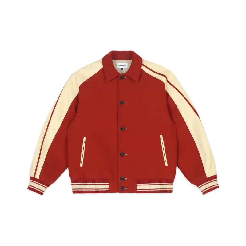 ADER ERROR Stripe-detail Bomber Jacket-0