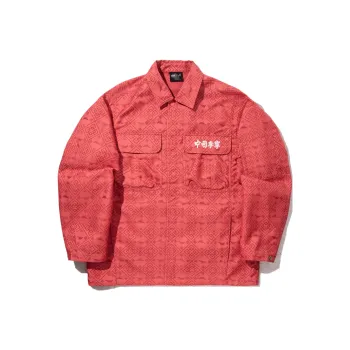 LiNing x Staple Jackets Coats Men's Bright Orange Red/Poppy Red