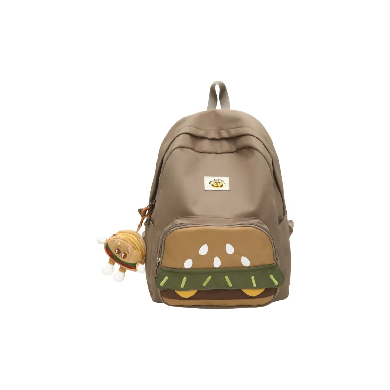 Single Warehouse Nylon Backpack Regular Unisex Multicolor-21