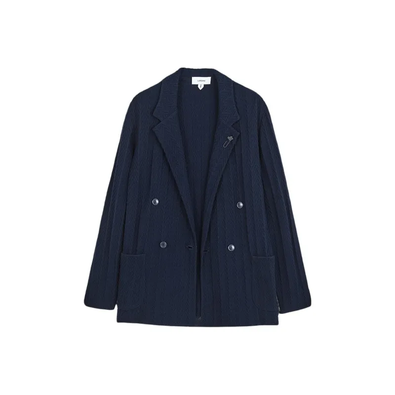 LARDINI Business Suit Unisex Navy Blue-0