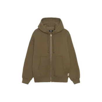 Stussy Vertical Quilted Zip Hoodie