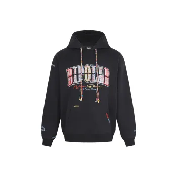 BIPOLAR Sweatshirt Unisex Black Coffee Light Blue