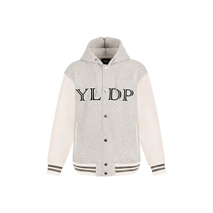 YLDP Baseball Jerseys Unisex Light Gray-0