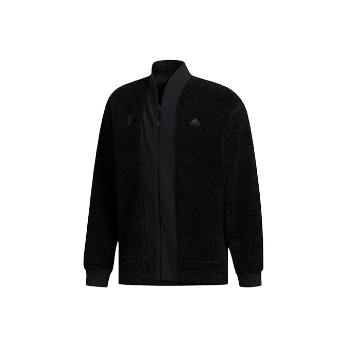 Adidas Velvet Jackets Men Black-0