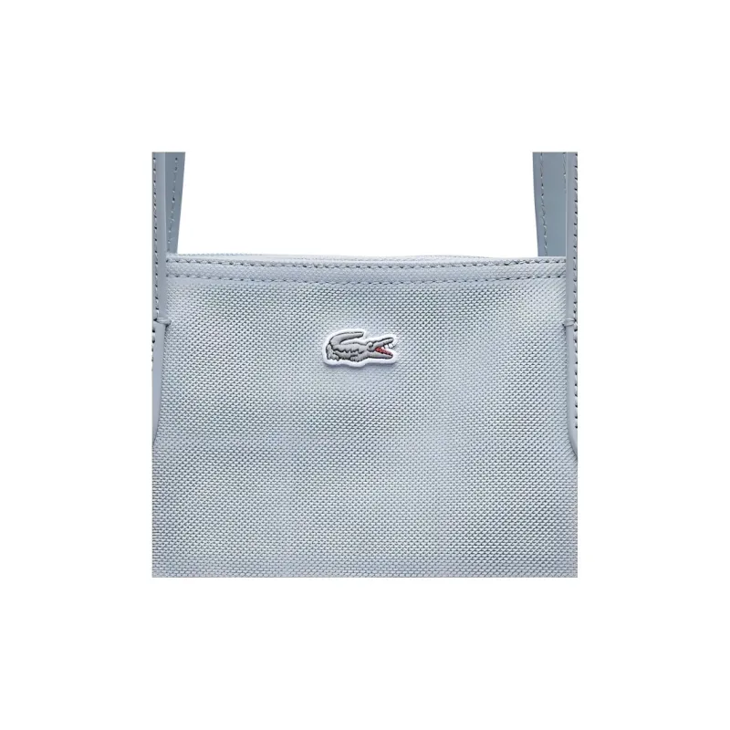 LACOSTE PVC Tote Bag, Shopping Bag, Shoulder Bag Tubas Women's Gray Blue-3