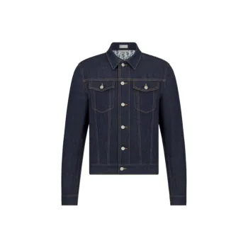 DIOR SS24 Denim Jacket Men's Blue