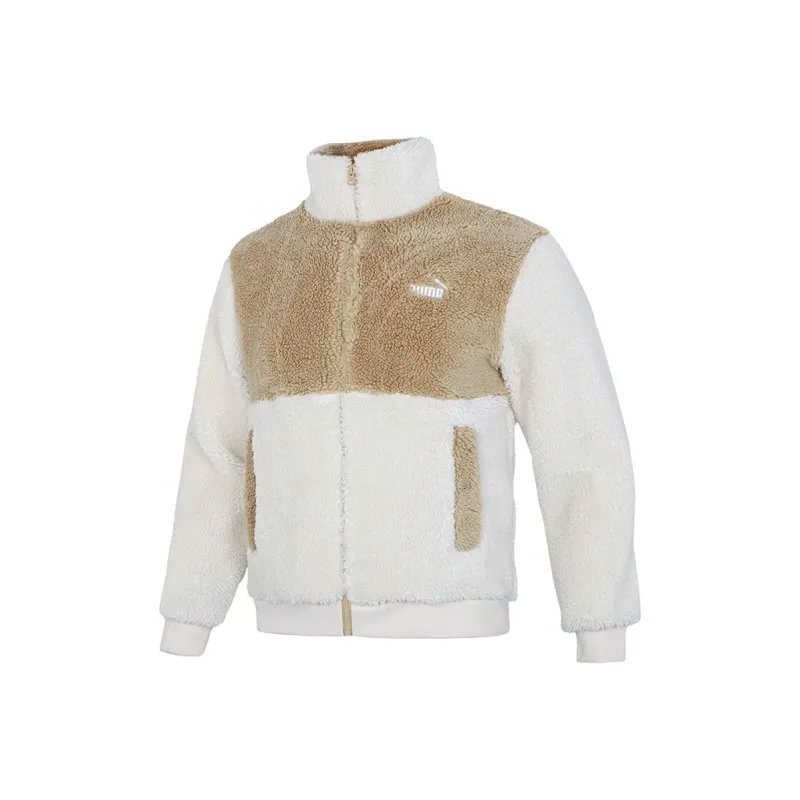 PUMA Velvet Jackets Men White-0