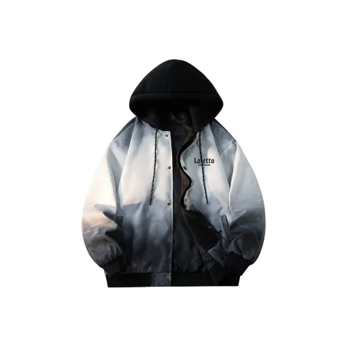 Lafetto Jackets Coats Unisex Cyan Blue