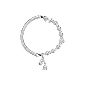Sentimentality 9999 Fine Silver Bangles Women's