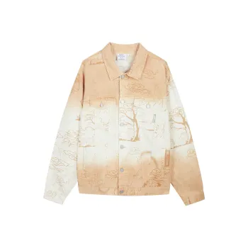FUN Fun X Garfield Denim Jacket Unisex Granite