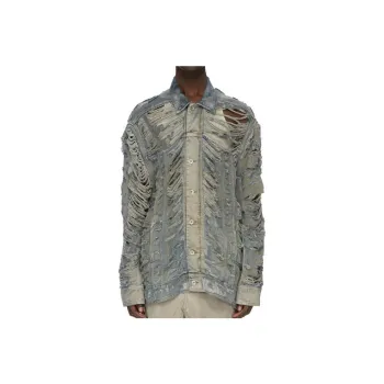 RICK OWENS/RO FW23 Jacket Men's Washed Blue