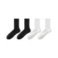 [4 Pack/True Cooling Silk Pile]2 Pack Black+2 Pack White