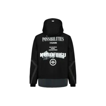 EVISU Puffer Jackets Men Black