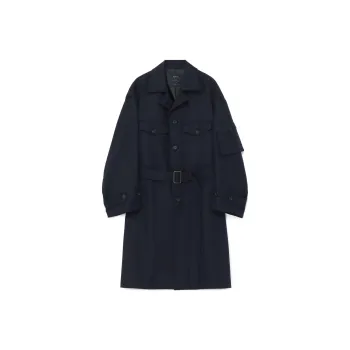 Yohji Yamamoto Coats Unisex Navy