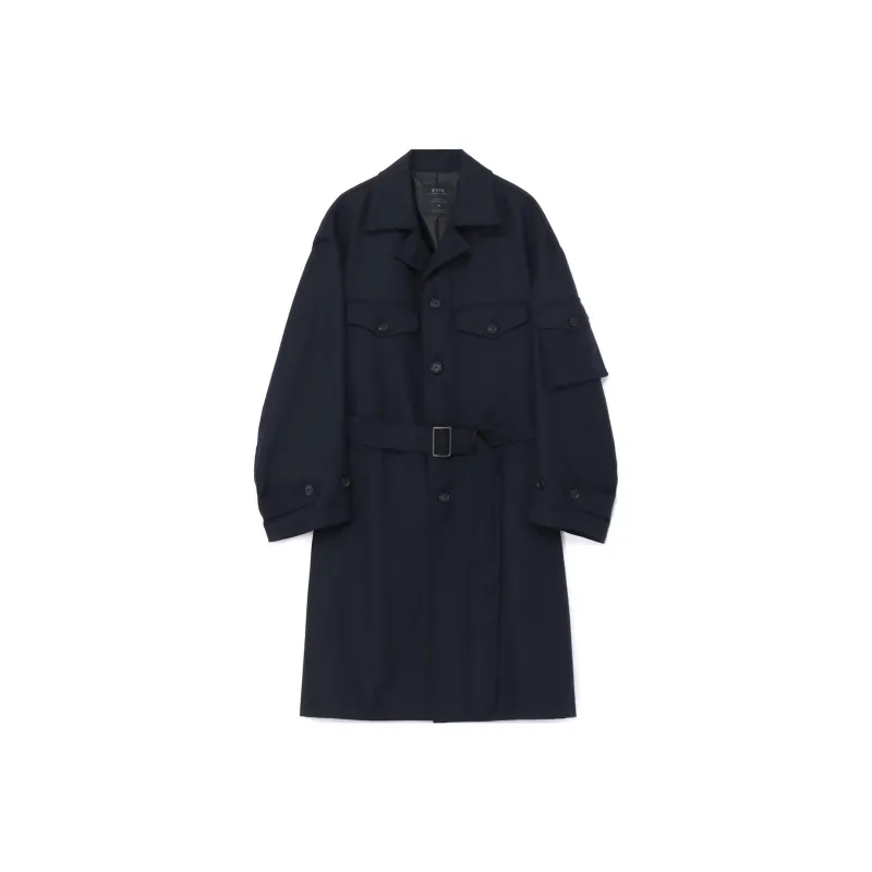 Yohji Yamamoto Coats Unisex Navy-0