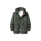 Army Green Thickened and Fleece-Lined