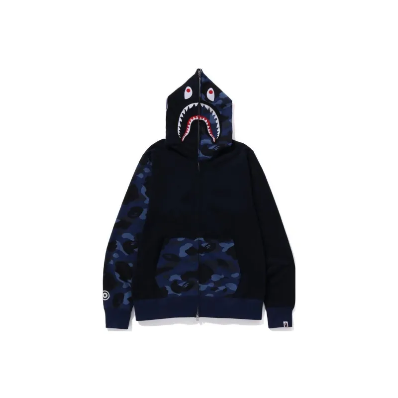 Bape Color Camo Shark Full Zip Hoodie FW23-0