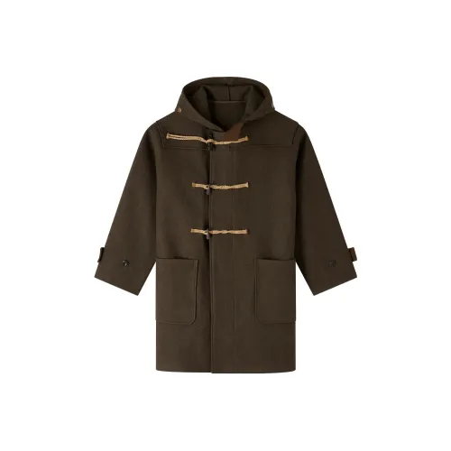 Jw Anderson X A.P.C A.P.C. X JW Anderson Co-brand Coats Unisex Dark Khaki
