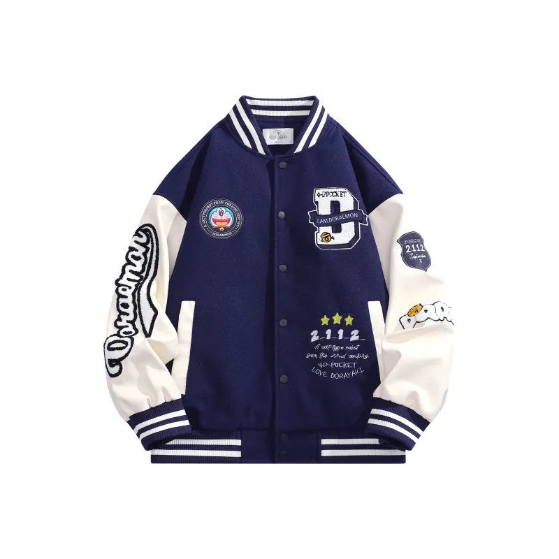DoraemonA Baseball Jackets & Coats Unisex-12