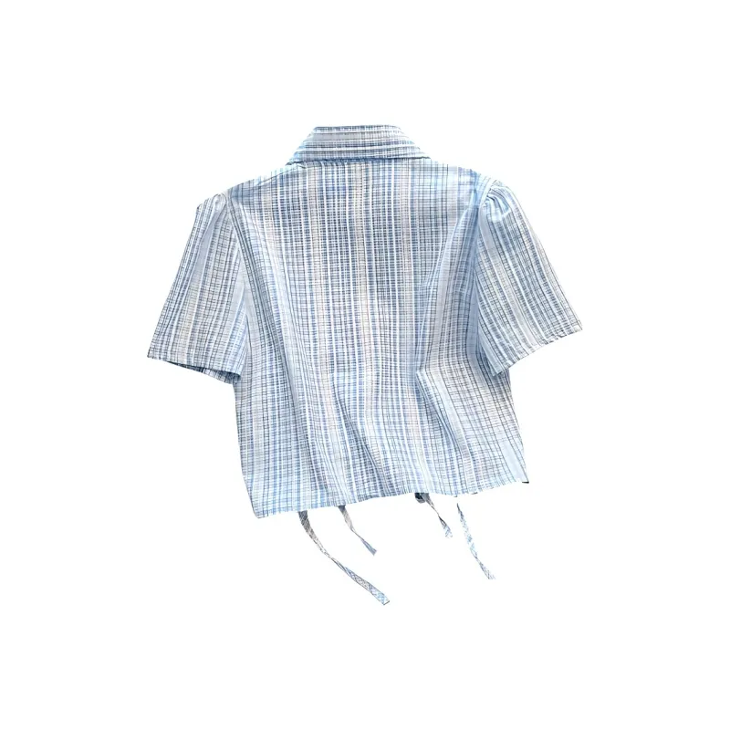 DOKZB T Shirts Women's Blue-1