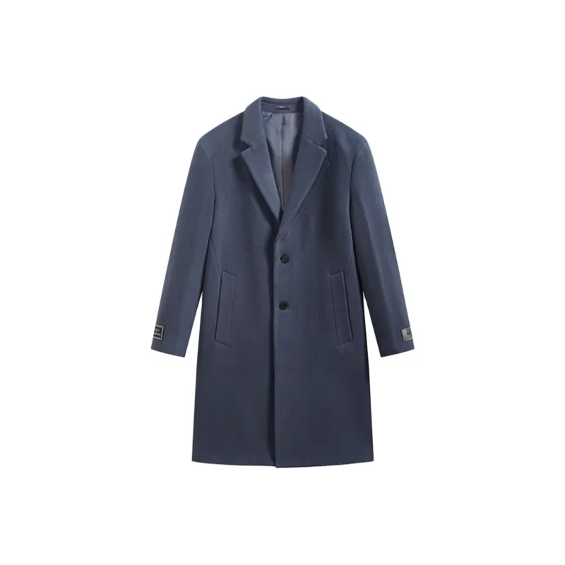 ZIOZIA Coats Men Navy Blue-0