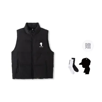CHOUCHOUS Vests Unisex Black