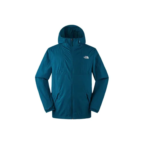 THE NORTH FACE Breathable Quick Dry UV Protection Sun Protection Clothing Men's Blue