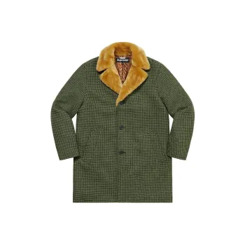 Supreme Fur Collar Car Coat